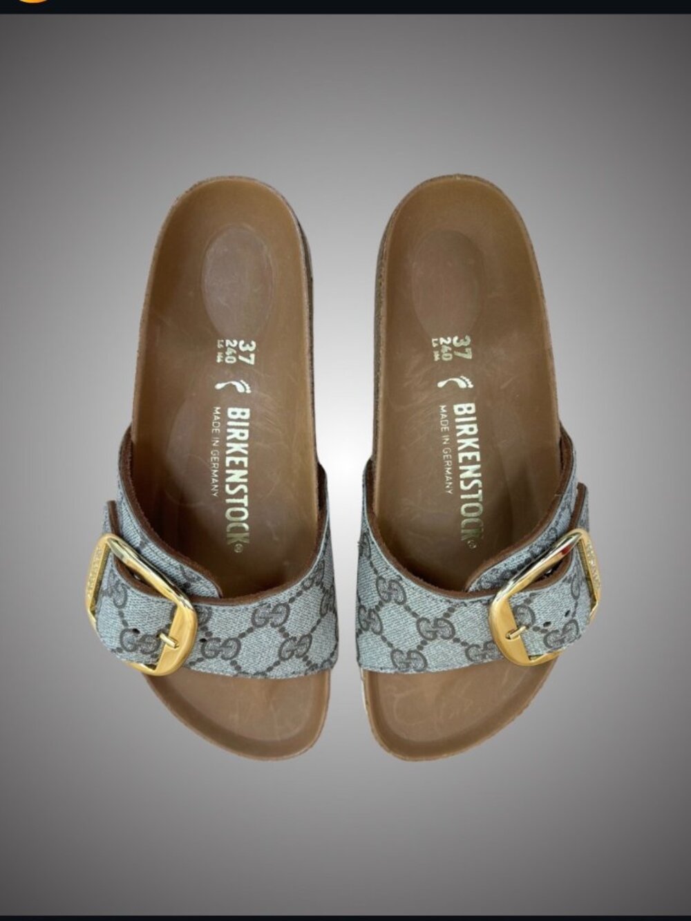 Gucci Birkenstock Big Buckle Sandal - Picture 1 of 6